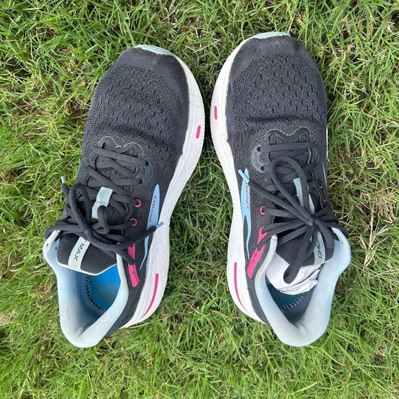 Brooks Ghost Max Ebony Open Air Lilac women’s running sneakers Sz-12.  T - Picture 11 of 16